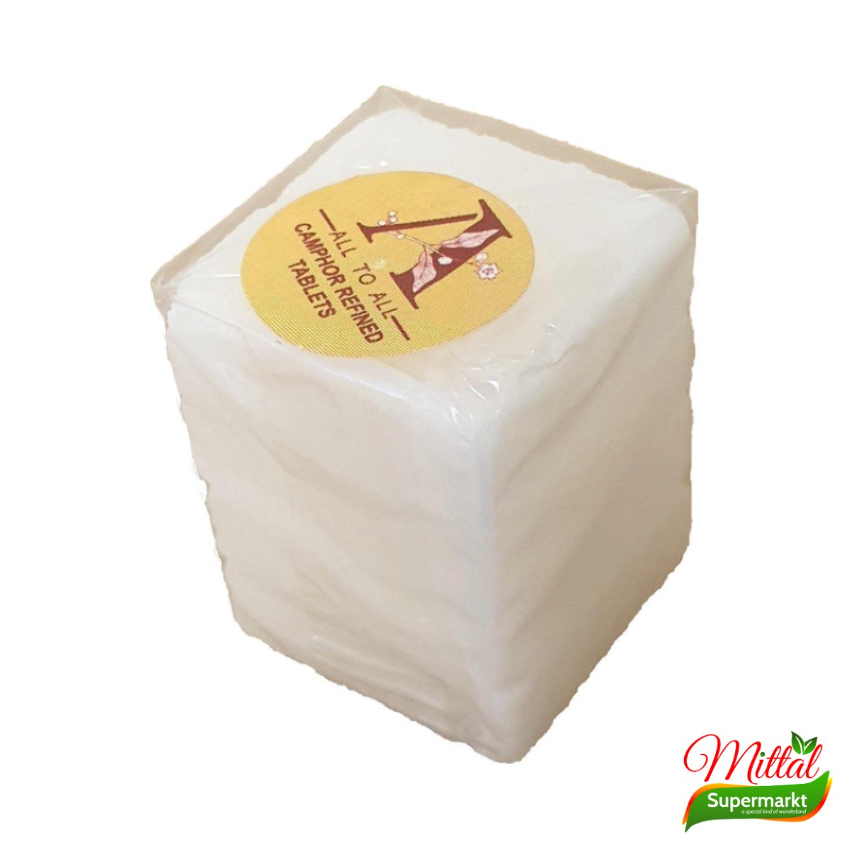 Kamferblok, Aromatisch Kamfer voor Huis en Puja (Camphor Block)