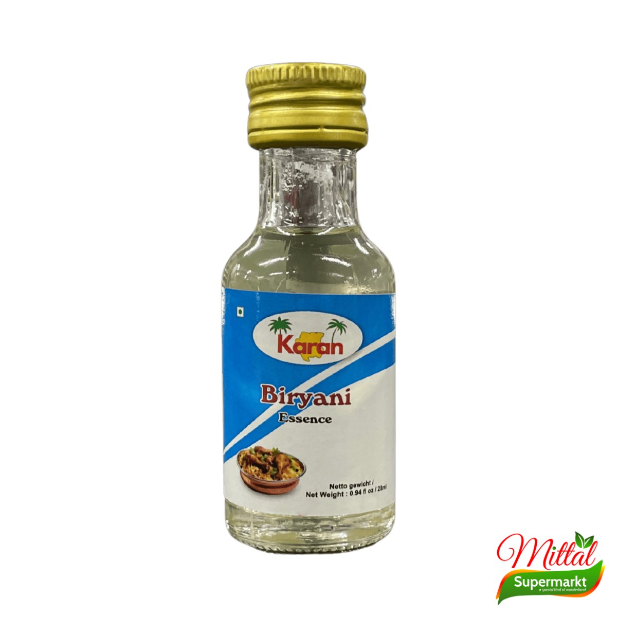 Karan Biryani Essence 28ml, Aromatische Essence voor Biryani (Biryani Essence)