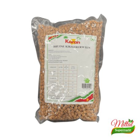 Karan Bruine Kikkererwten 1kg, Kala Chana Bruine Kikkererwten (Brown Chickpeas)