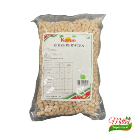 Karan Bruine Kikkererwten 1kg, Kala Chana Bruine Kikkererwten (Brown Chickpeas)