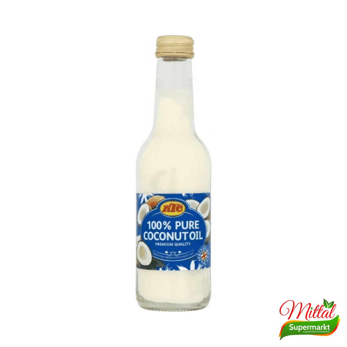 KTC Kokosolie 250ml, Pure Kokosolie (Coconut Oil)