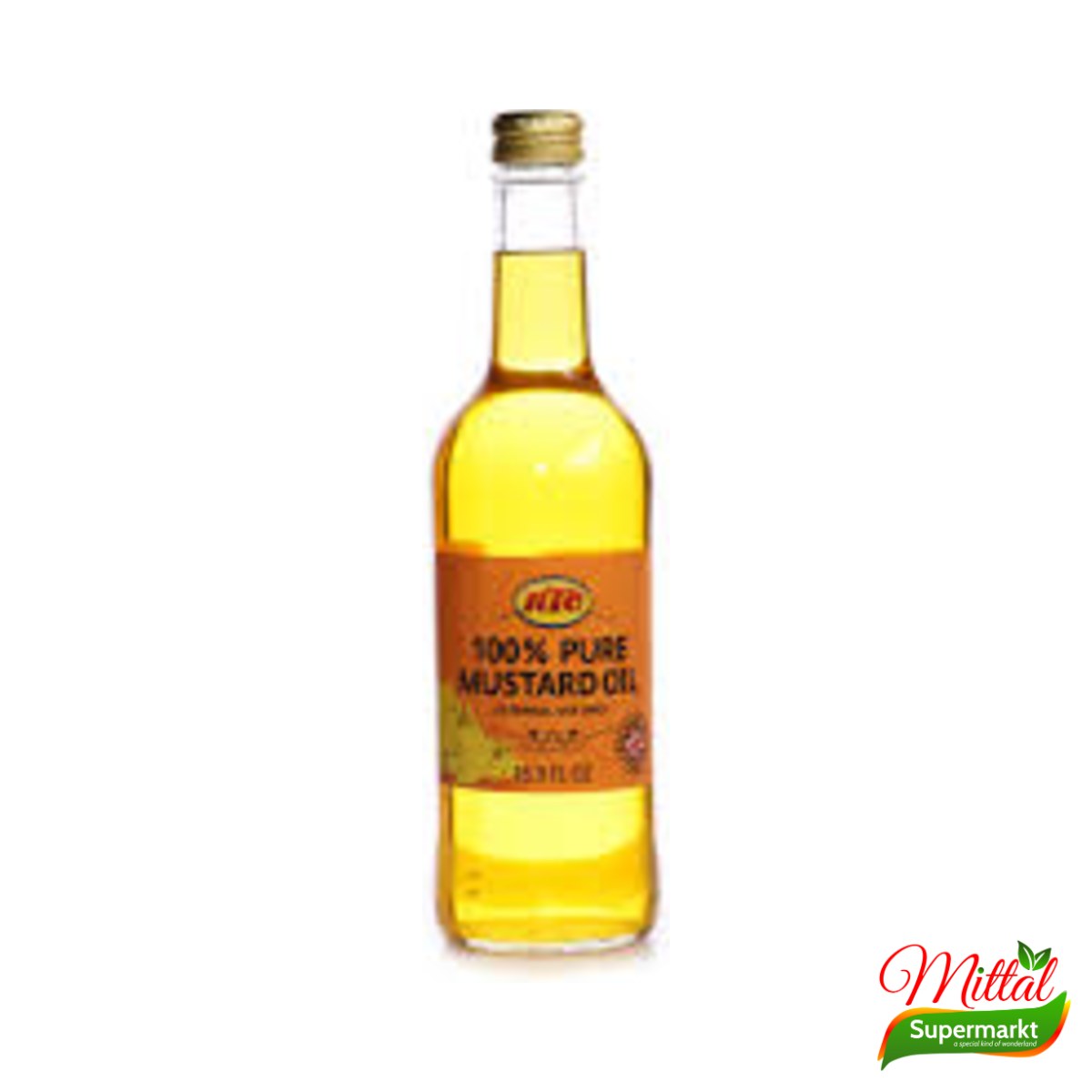 KTC Mustard Oil 500ml, Pure Mosterdolie (Sarson Ka Tel) 2 ktc mustard oil – KTC Mustard Oil 500ml
