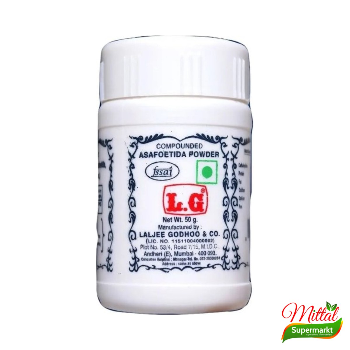 L.G. Asafoetida 50g, Hing Kruidenpoeder (Asafoetida)