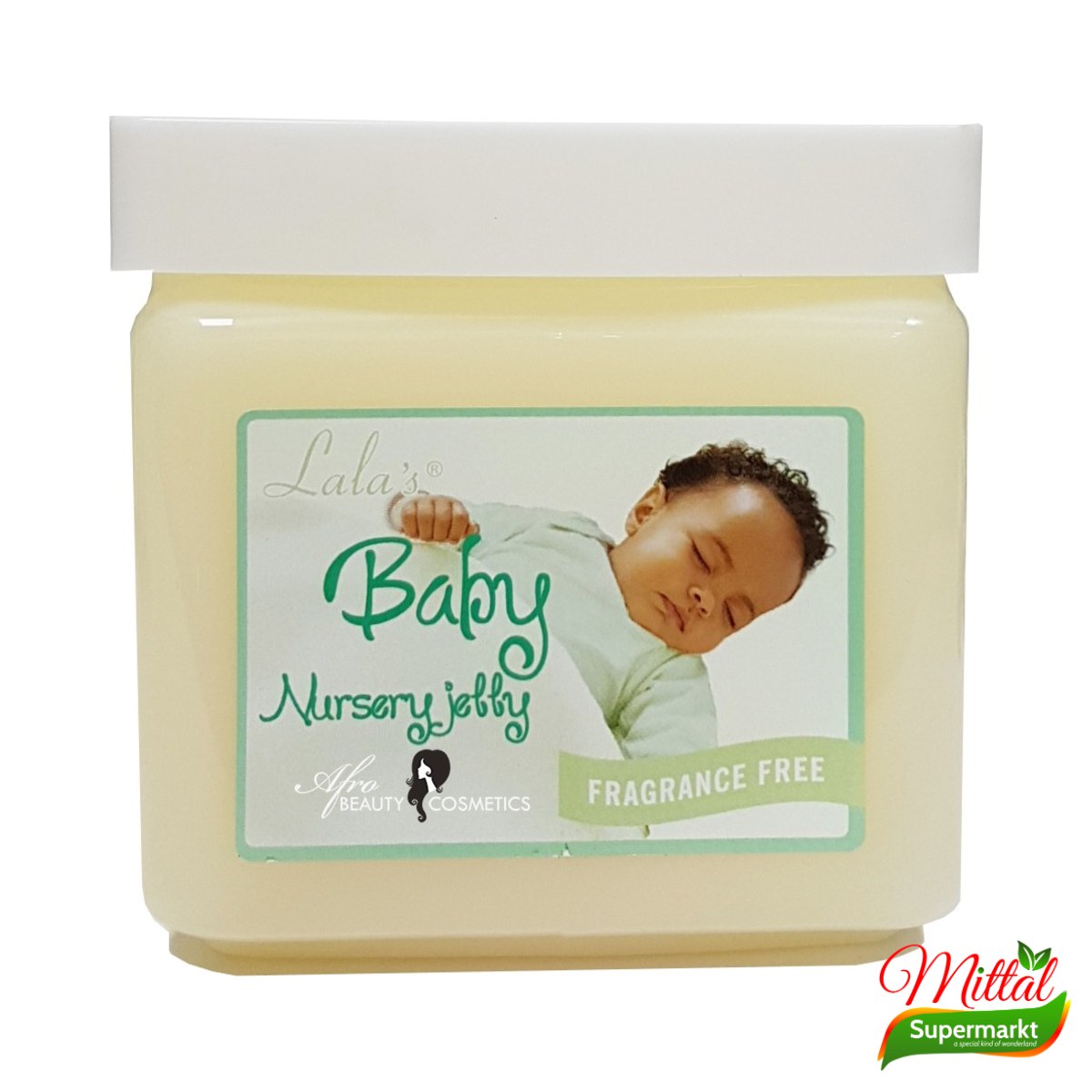 Lala's Baby Vaseline Wit 368g, Verzorgende Vaseline (Petroleum Jelly)