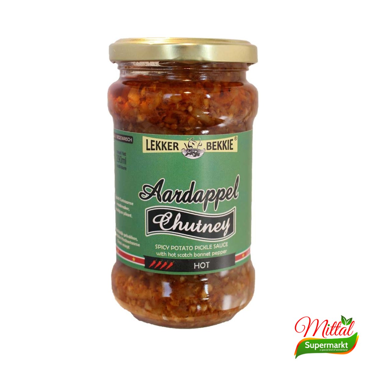 LB Aardappelchutney 290ml, Surinaamse Aardappelchutney (Potato Chutney)