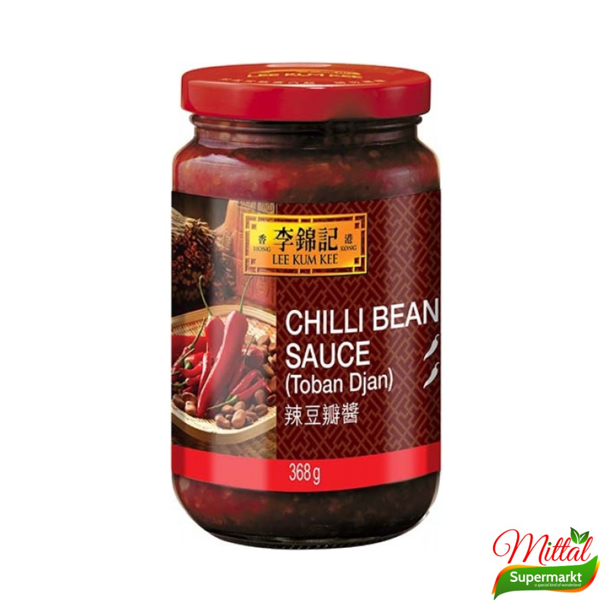 Lee Kum Kee Chili Bean Sauce 386g, Gefermenteerde Chilibonensaus (Chilli Bean Sauce)