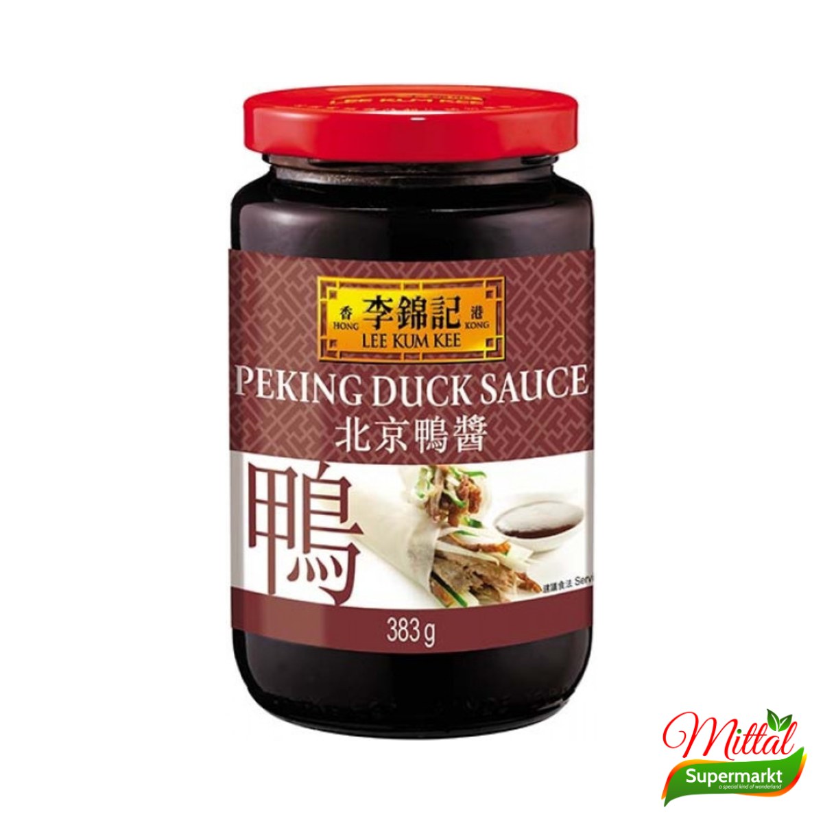 Lee Kum Kee Peking Duck Saus 383g, Zoet-Hartige Saus voor Eend (Peking Duck Sauce)