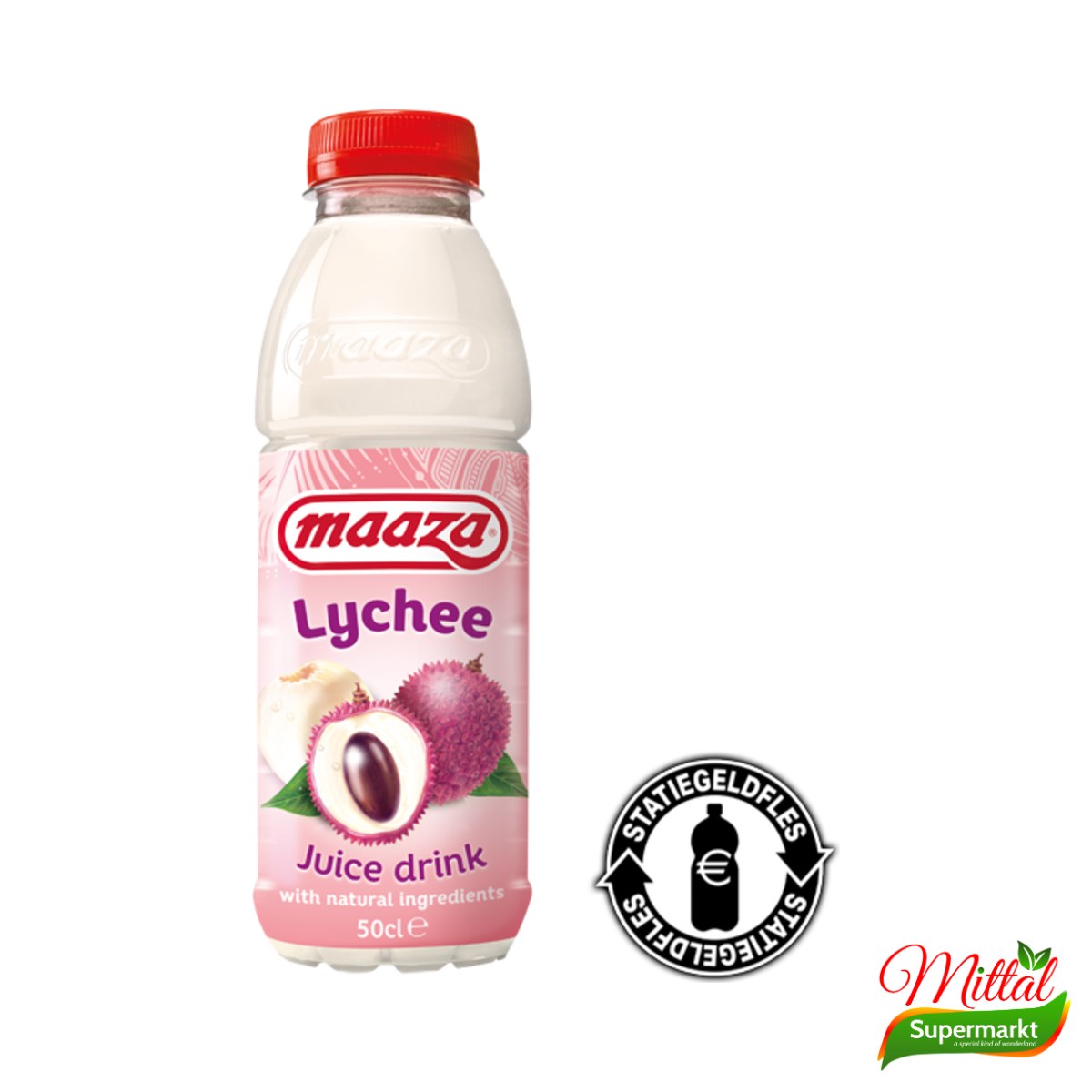 Maaza Lychee 500ml, Fruitdrank met Lychee (Lychee Drink)