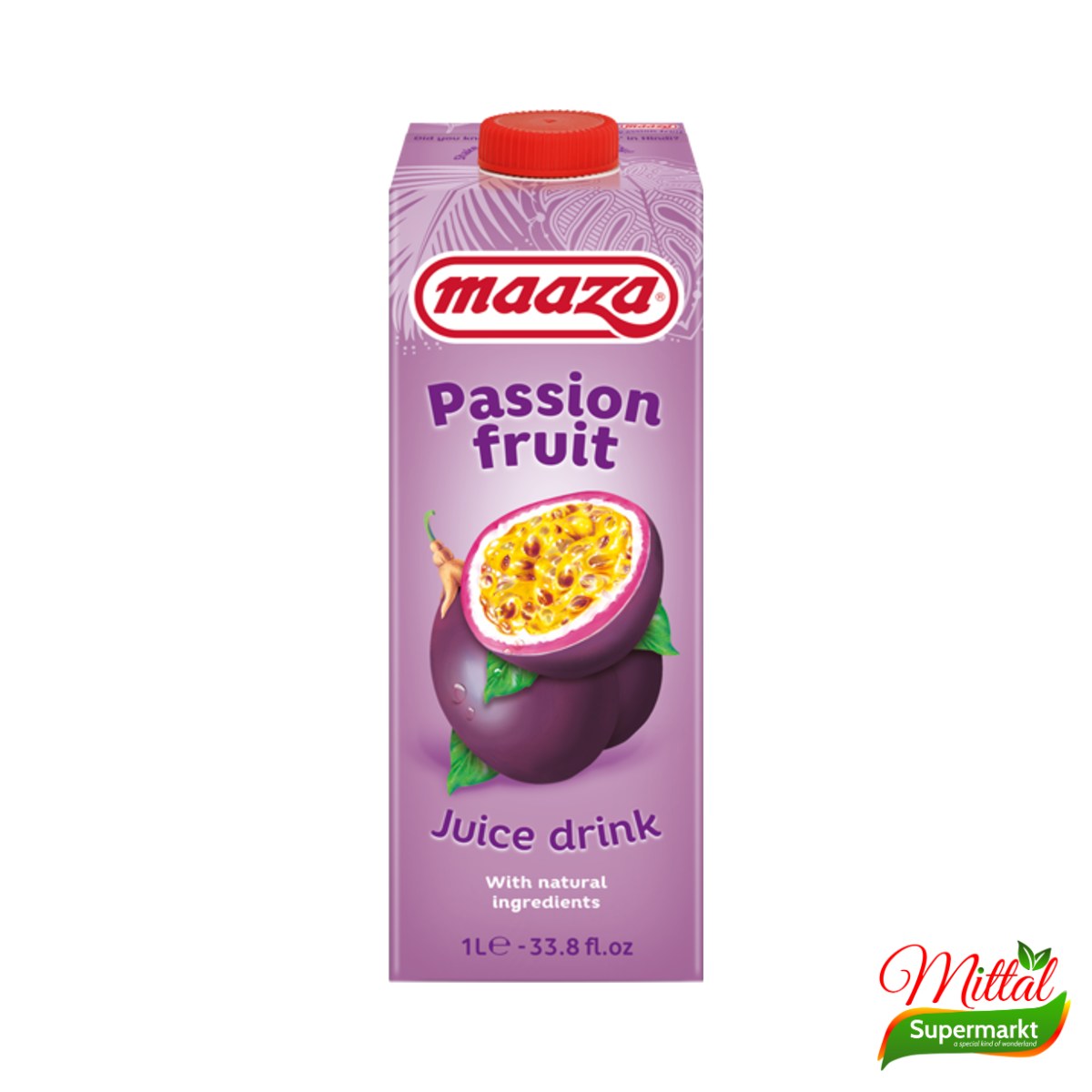 Maaza Passievrucht 1L, Fruitdrank met Passievrucht (Passion Fruit Drink) 2 maaza passievrucht 1l – Maaza Passievrucht 1L