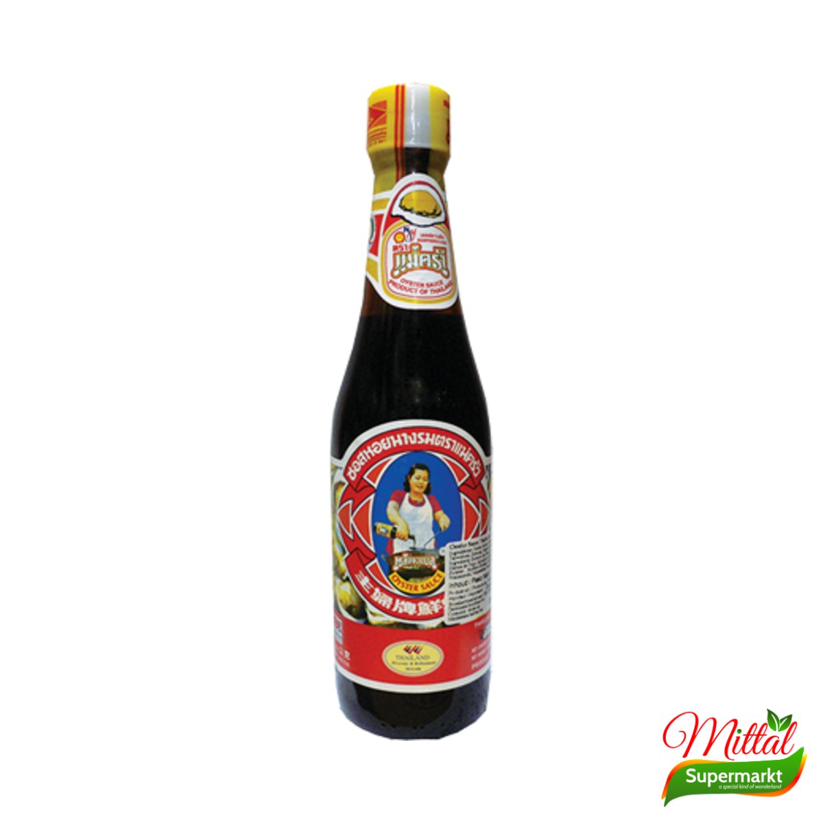 Maekrua Oestersaus 300ml, Thaise Saus met Oesterextract (Oyster Sauce)