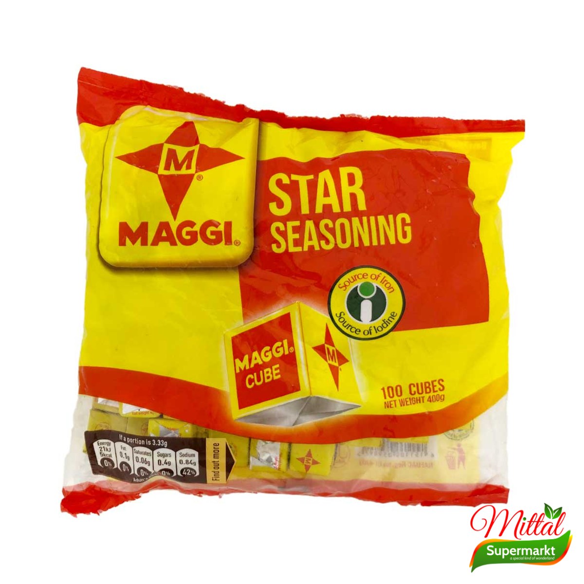 Maggi Groentebouillonblokjes 100 Stuks, Bouillonblokjes (Vegetable Stock Cubes)