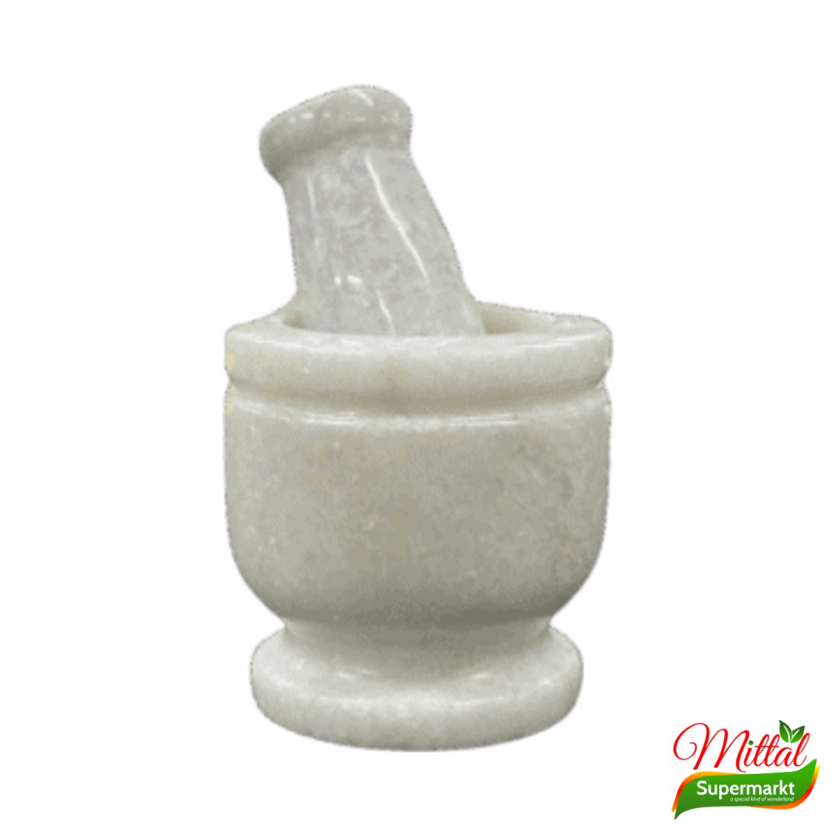 Marmeren Stamper 7,5cm, Vijzel voor Kruiden en Specerijen (Marble Mortar)