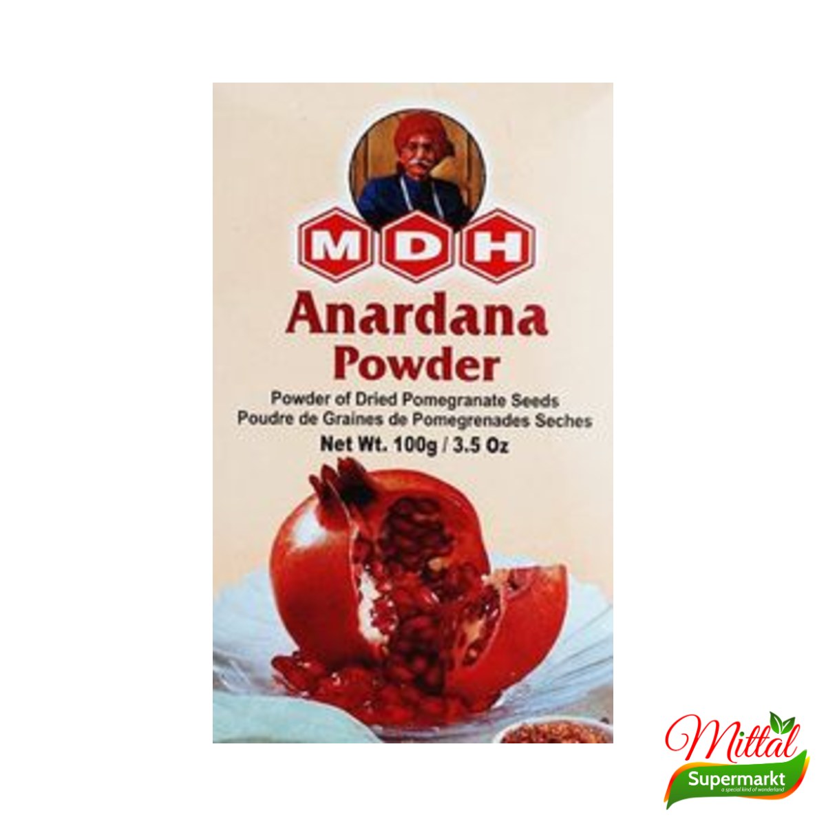 MDH Anardana Powder, Gemalen Granaatappelpitten (Pomegranate Powder) 2 mdh anardana powder – MDH Anardana Powder