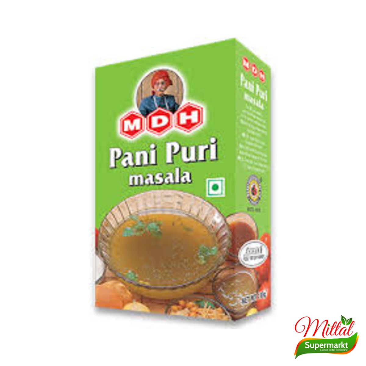 MDH Pani Puri Masala 100g, Kruidenmix voor Pani Puri (Pani Puri Spice Mix)
