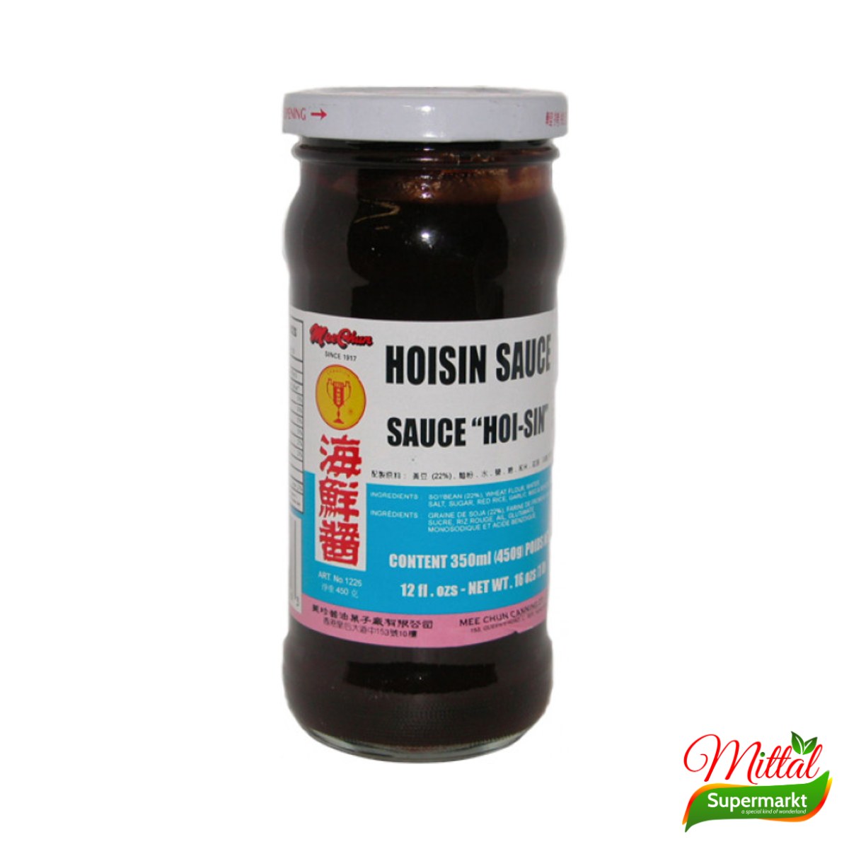 Mee Chun Hoisinsaus 350ml, Zoet-Hartige Chinese Saus (Hoisin Sauce)