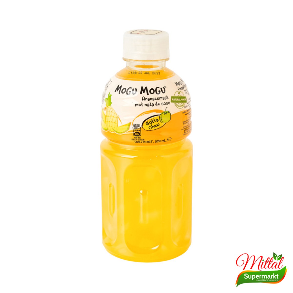 Mogu Mogu Ananas, Drank met Nata de Coco (Pineapple Drink)