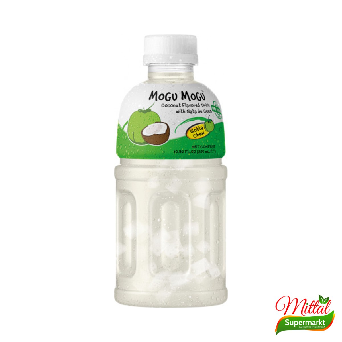 Mogu Mogu Kokos, Romige Drank met Nata de Coco (Coconut Drink)