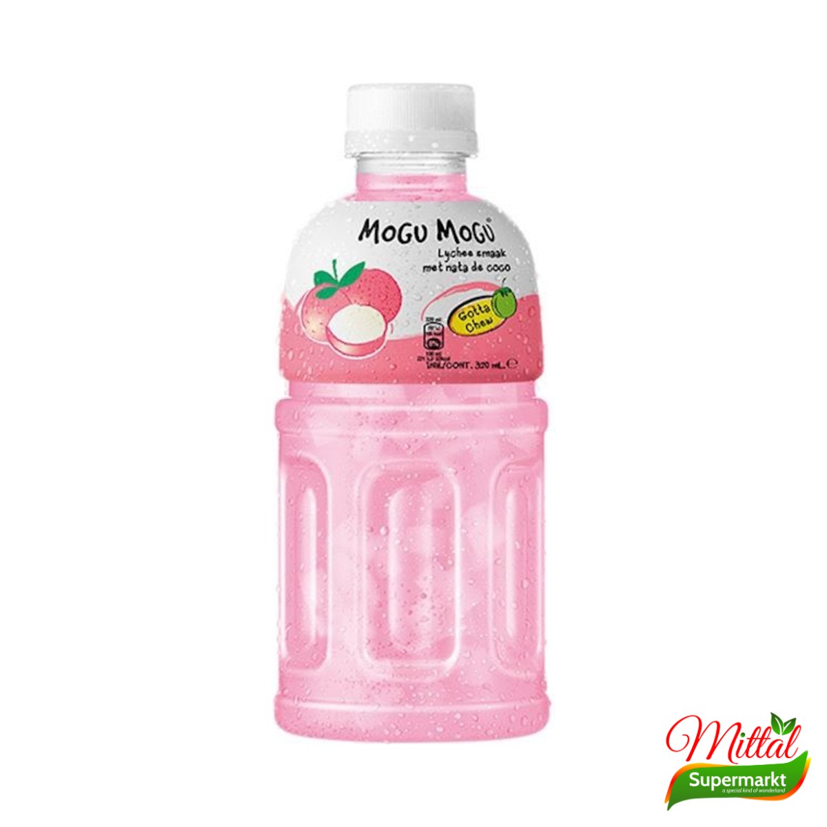 Mogu Mogu Lychee, Drank met Nata de Coco (Lychee Drink)