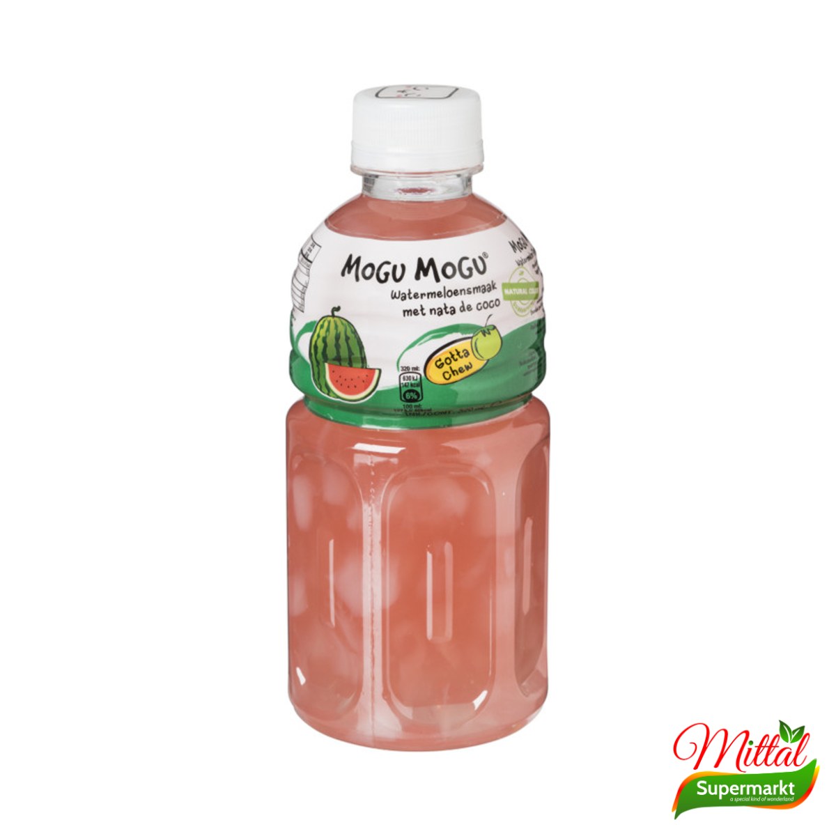 Mogu Mogu Watermeloen, Drank met Nata de Coco (Watermelon Drink)