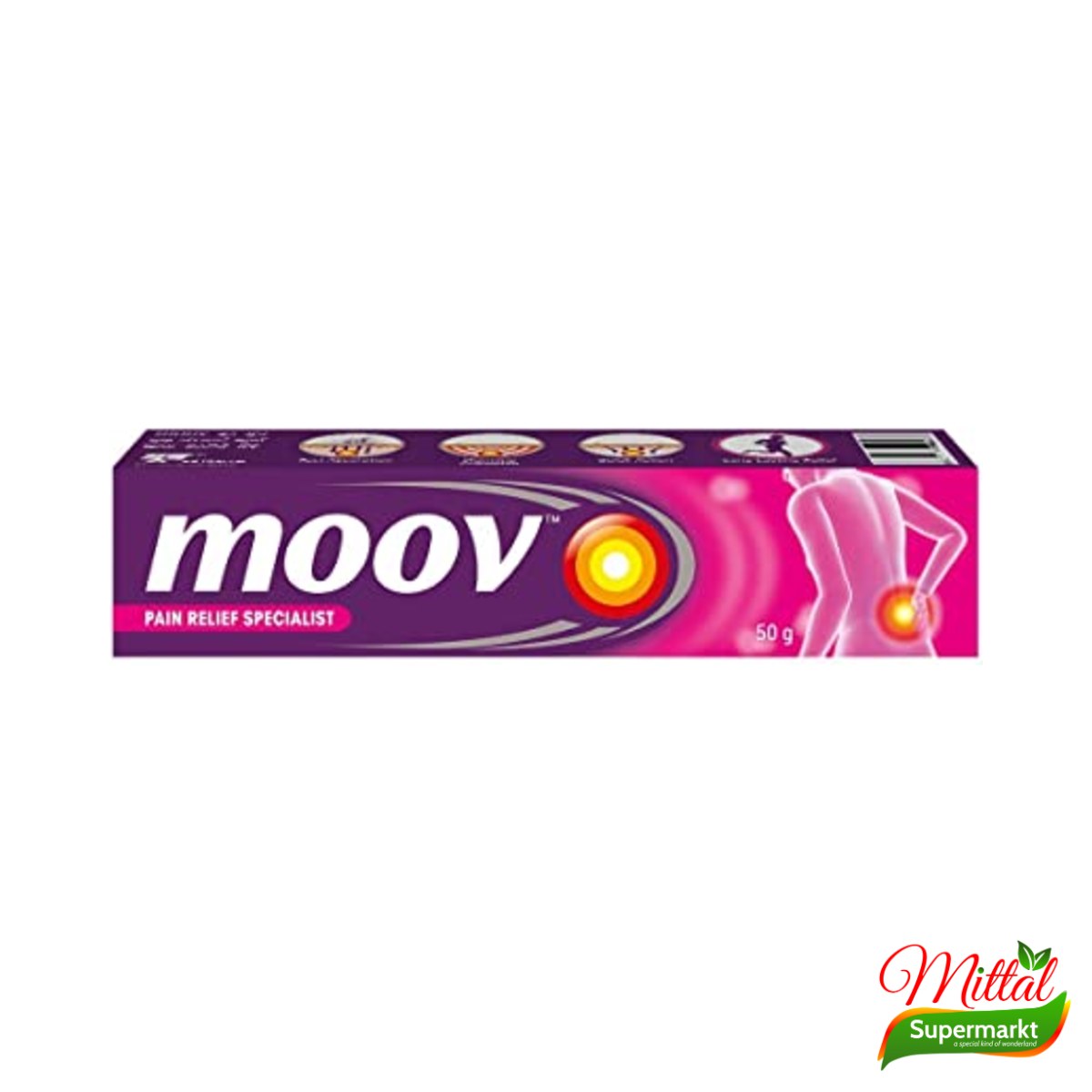 Moov Balm 50g, Verwarmende Massagebalsem (Warming Balm)