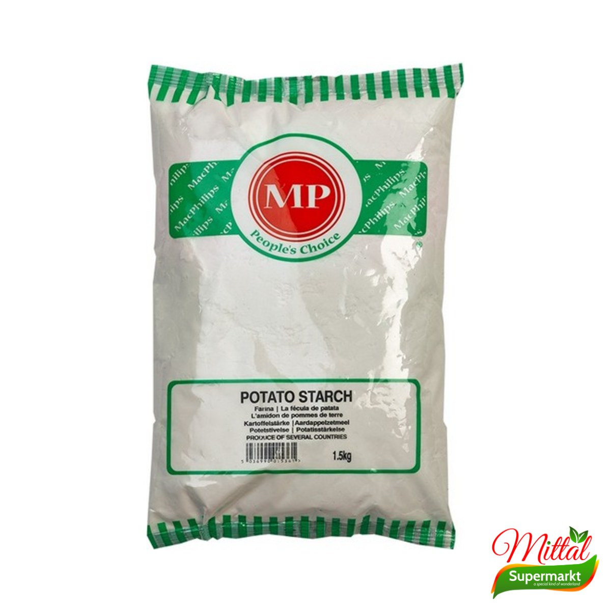 MP Aardappelzetmeel 1,5kg, Glutenvrij Bindmiddel (Potato Starch)