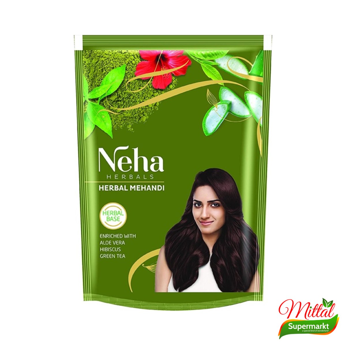 Neha Herbal Mehandi 140g, Natuurlijke Hennapoeder (Mehndi)