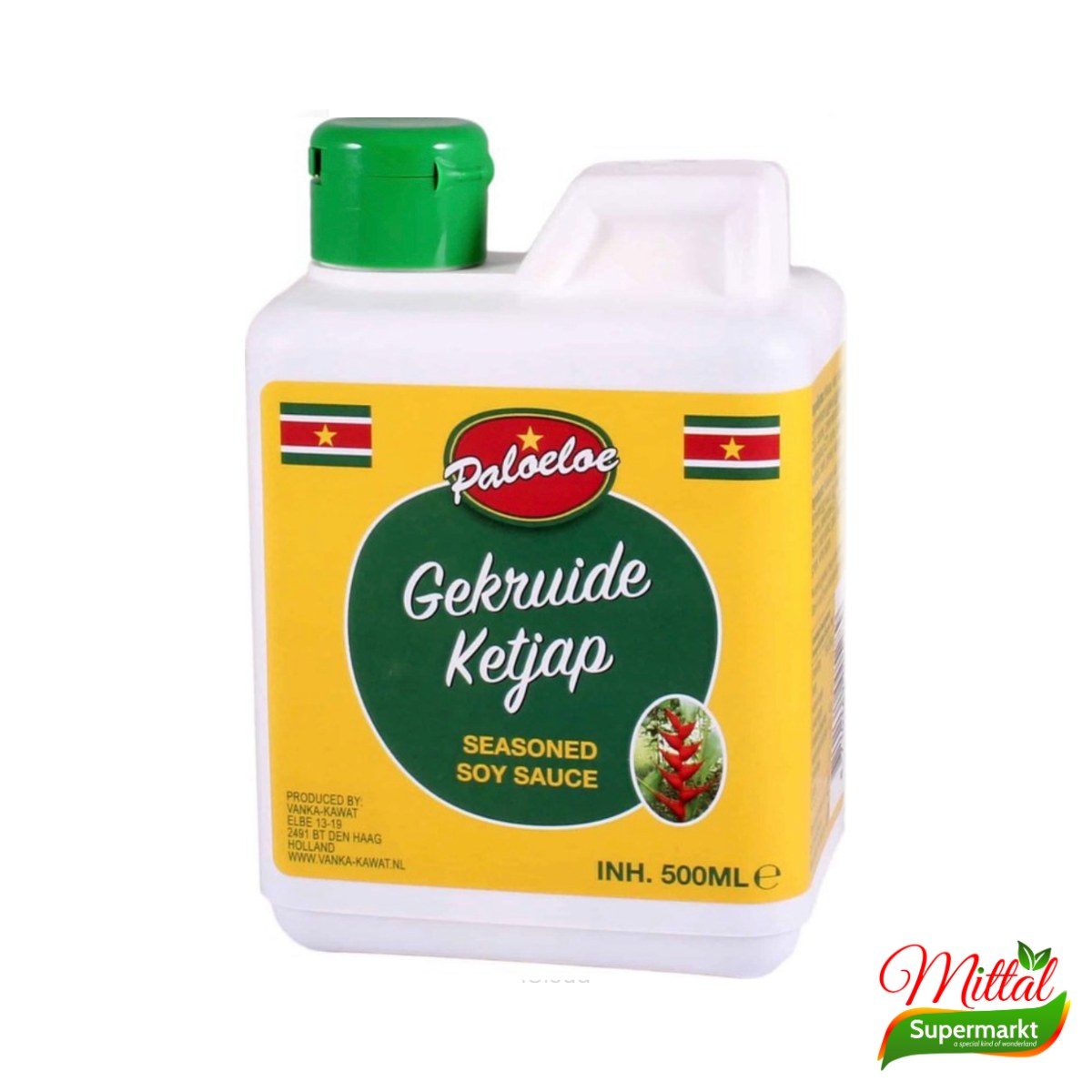 Paloeloe Gekruide Ketjap 500ml, Zoete Sojasaus met Kruiden (Spiced Sweet Soy Sauce)