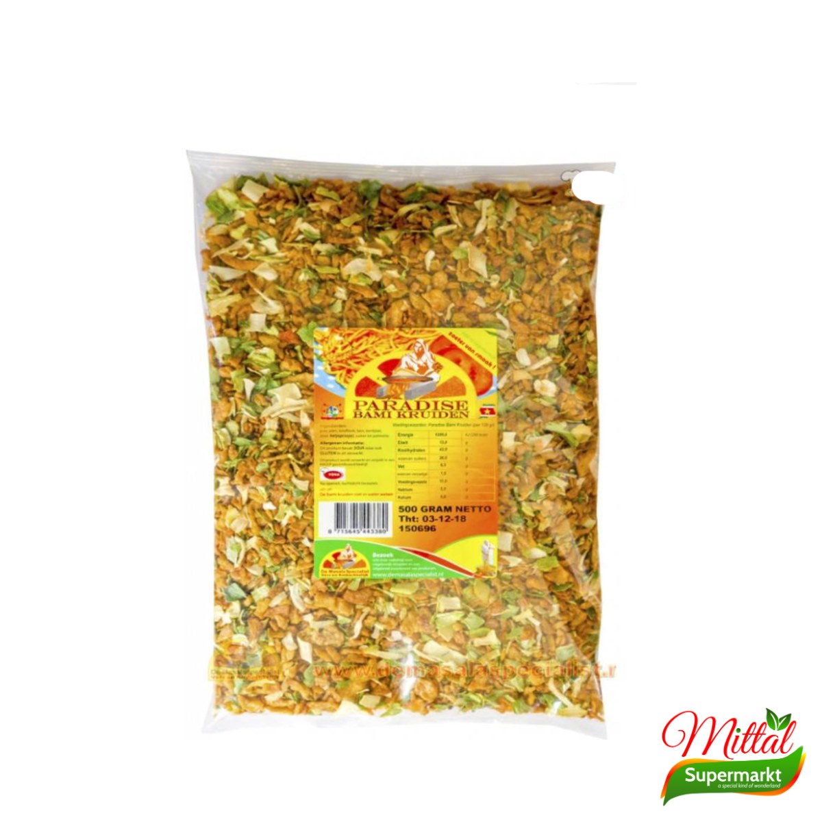 Paradise Bami Kruiden 200g, Surinaamse Kruidenmix voor Bami (Bami Spice Mix)
