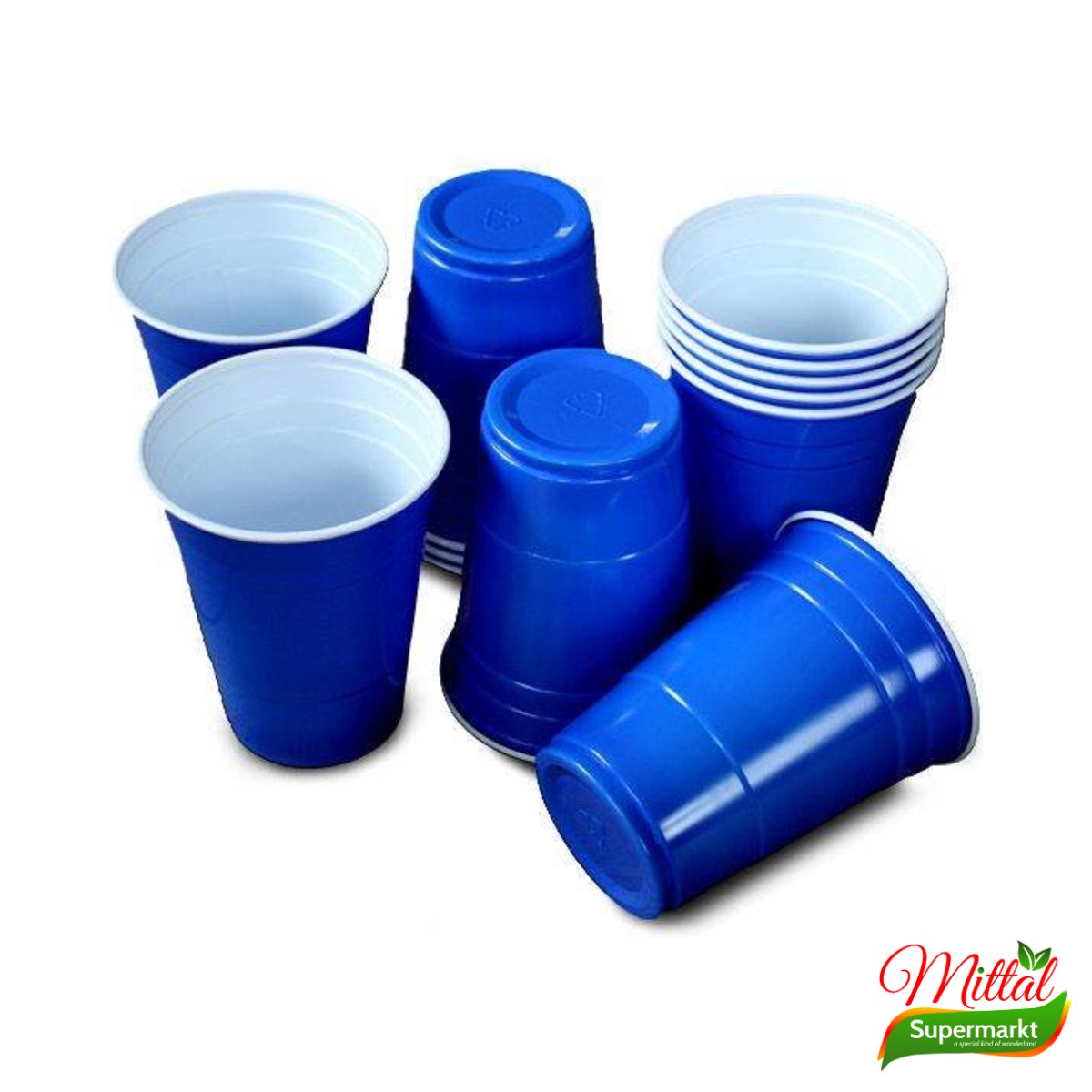 Party Cups Blauw 10 Stuks, Stevige Feestbekers (Party Cups)