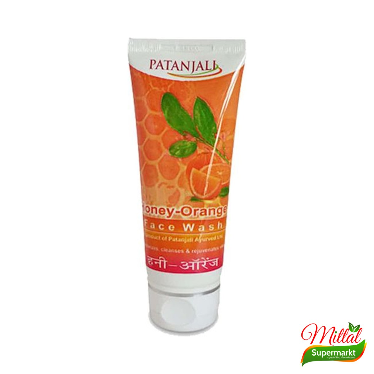 Patanjali Face Wash Honey Orange, Gezichtsreiniger met Honing en Sinaasappel (Face Wash) 2 patanjali face wash honey orange – Patanjali Face Wash Honey Orange
