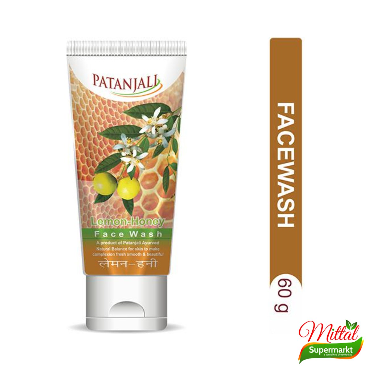 Patanjali Face Wash Lemon Honey, Gezichtsreiniger met Citroen en Honing (Face Wash) 2 patanjali face wash lemon honey – Patanjali Face Wash Lemon Honey