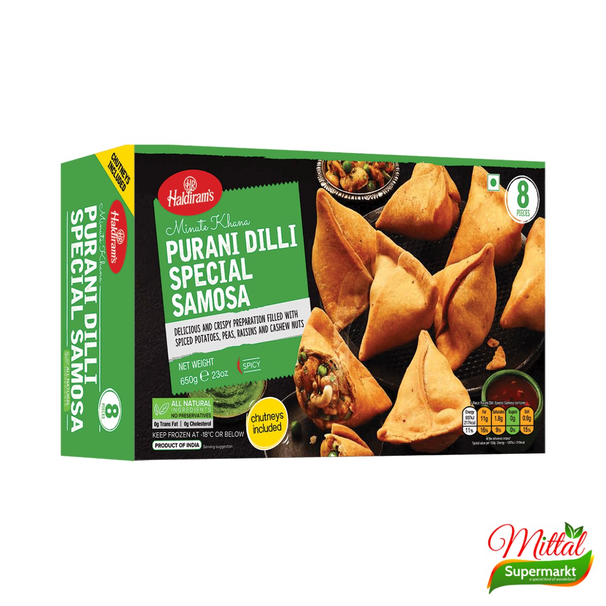Purani Dilli Style Samosa, Diepvries Samosa op Oud-Delhi Wijze (Samosa)