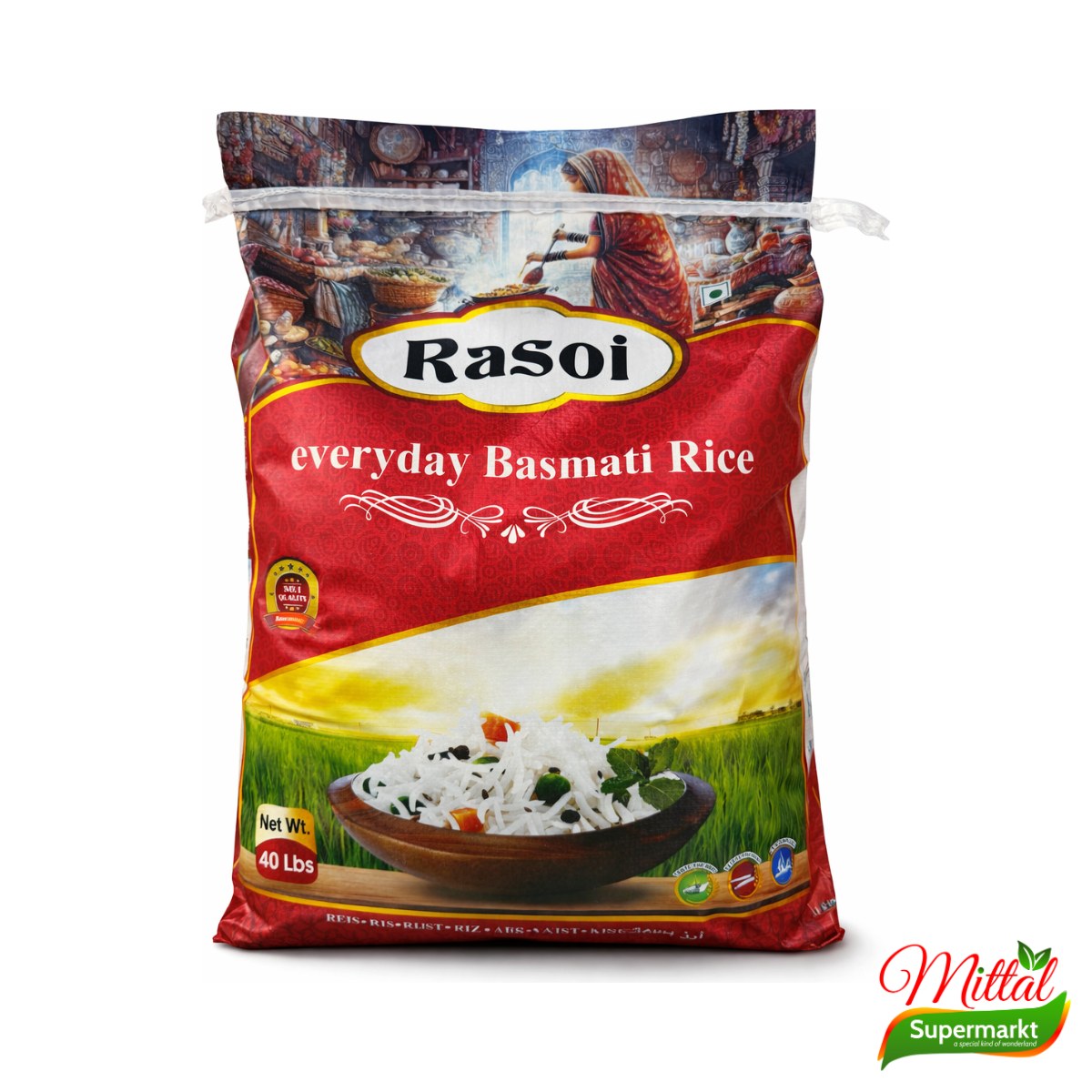 Rasoi Basmati Rijst, Aromatische Langkorrelige Rijst (Basmati Rice)