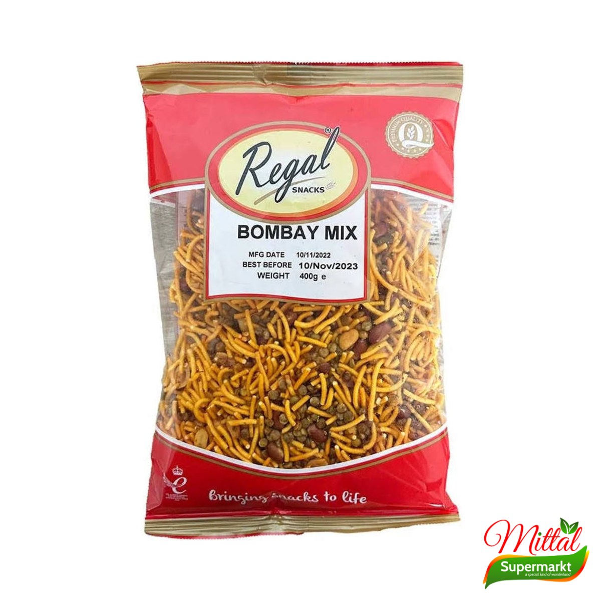 Regal Bombay Mix 400g, Hartige Indiase Snackmix (Bombay Mix)