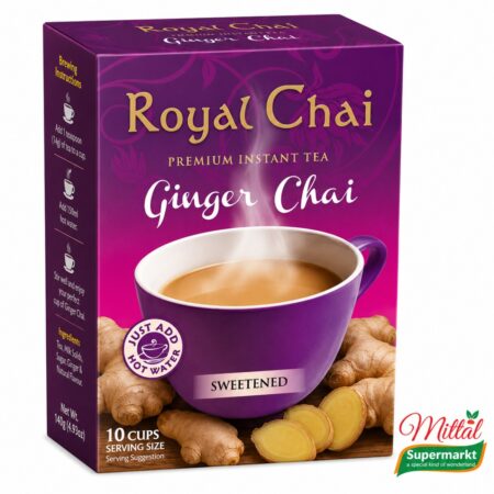 Royal Chai Karak Sweetened 10 Sachets, Instant Karak Chai (Karak Tea)