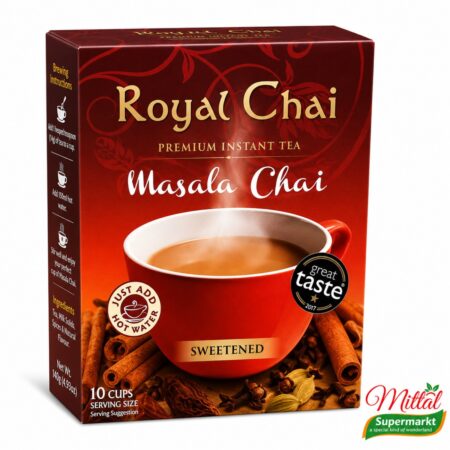 Royal Chai Karak Sweetened 10 Sachets, Instant Karak Chai (Karak Tea)