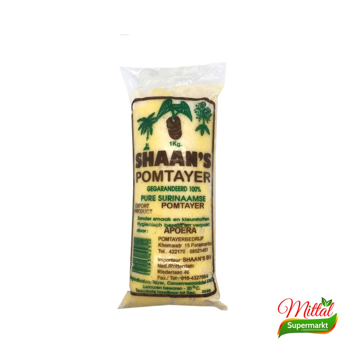 Shaan Pomtayer 1kg, Pomtayerwortel Diepvries (Pomtayer Root)