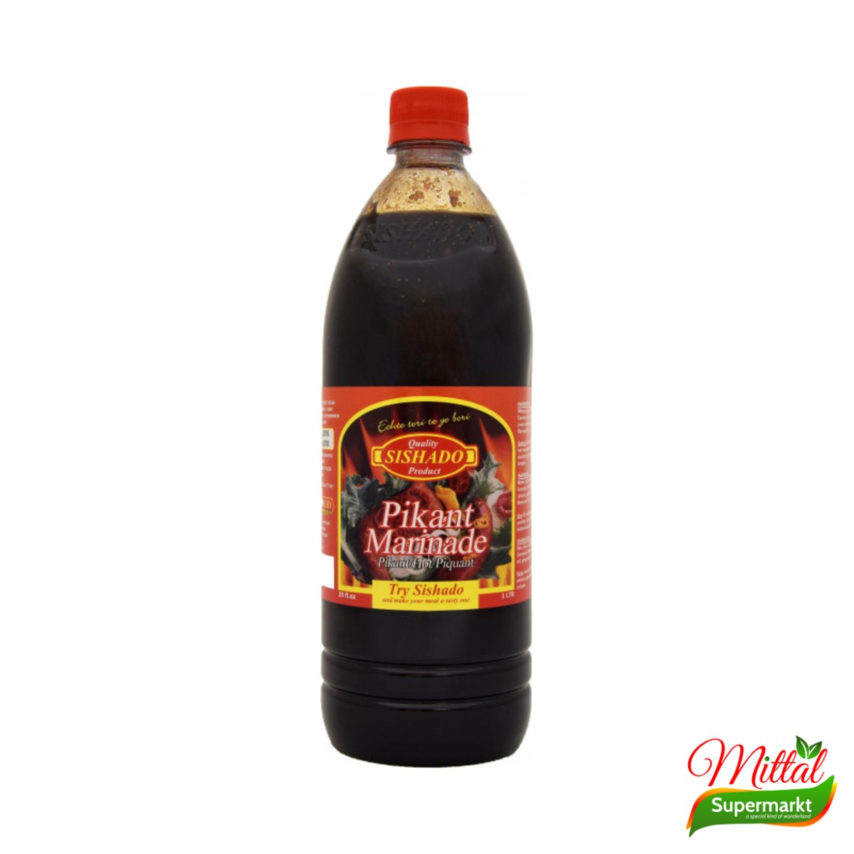 Sishado Pikant Marinade 1L, Pittige Marinade met Chili (Spicy Marinade)