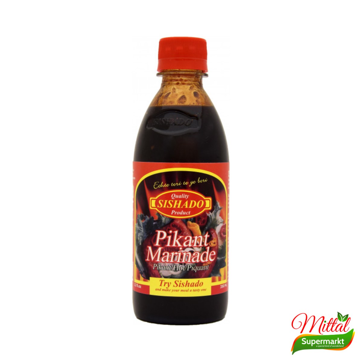 Sishado Pikant Marinade 350ml, Pittige Marinade met Chili (Spicy Marinade)