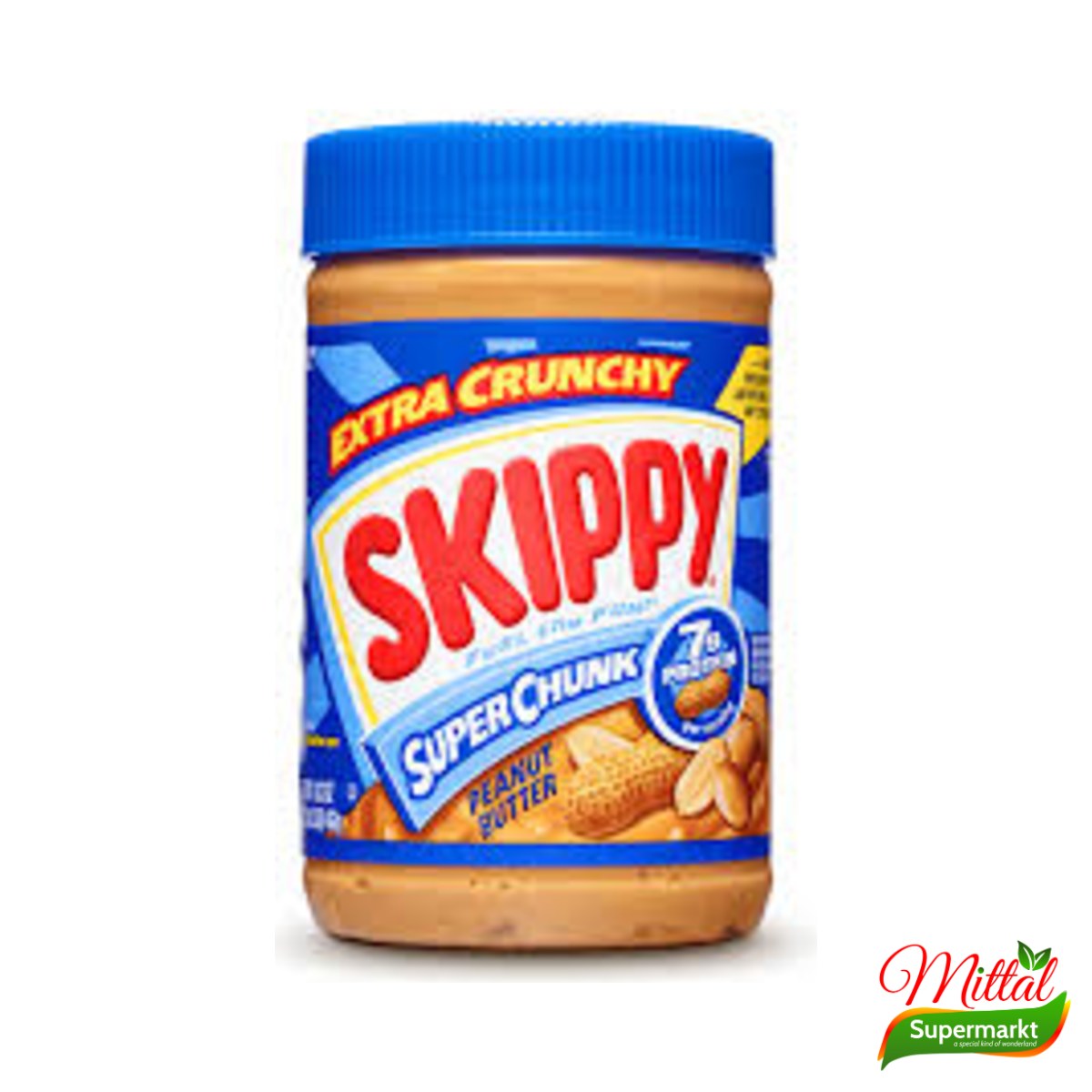 Skippy Crunchy 462g, Pindakaas met Stukjes Pinda (Crunchy Peanut Butter)