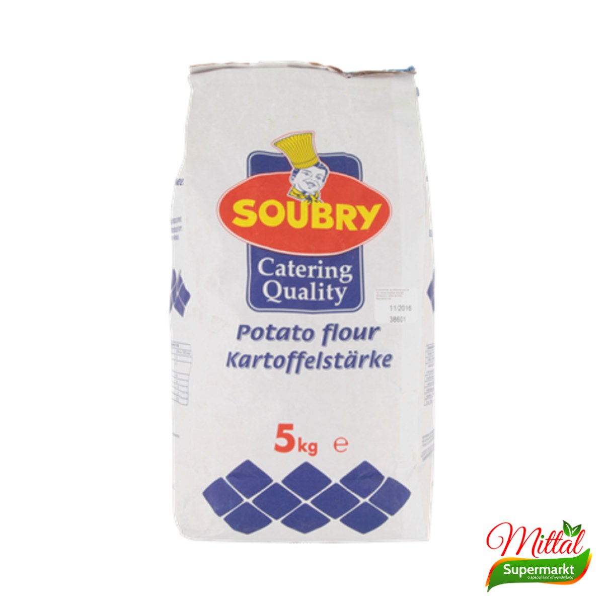Soubry Aardappelzetmeel 5kg, Bindmiddel voor de Keuken (Potato Starch)