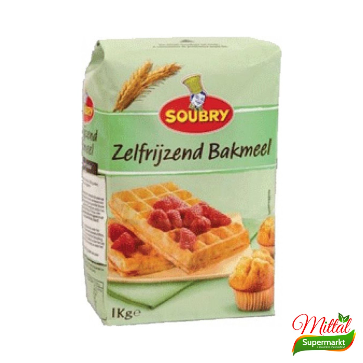 Soubry Zelfrijzend Bakmeel 1kg, Bloem met Rijsmiddel (Self Raising Flour)