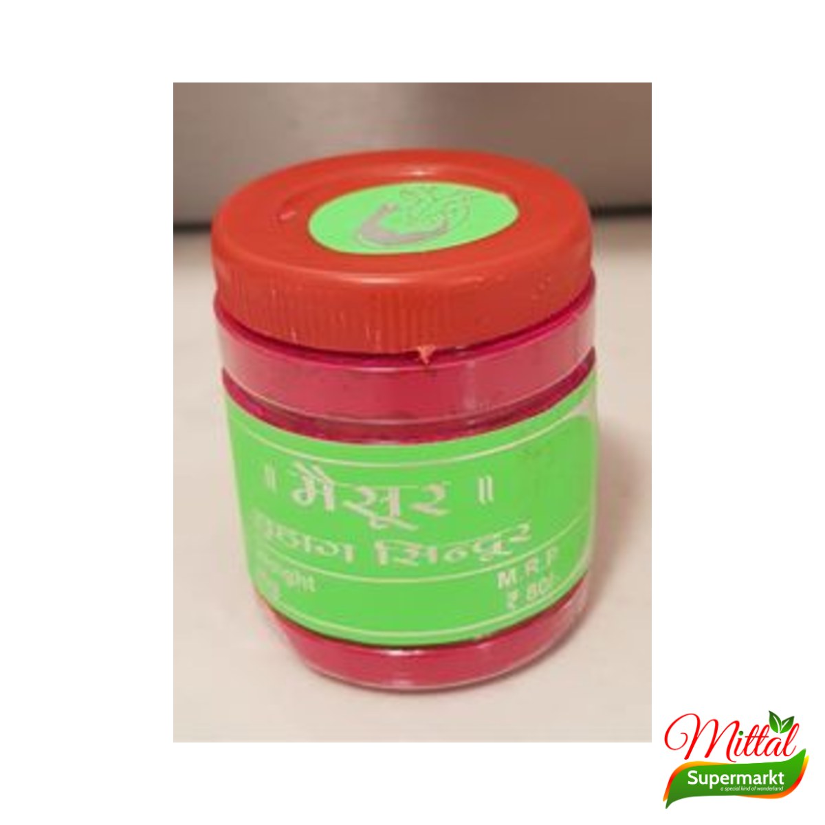 Suhag Sindoor 30g, Rood Poeder voor Puja en Traditie (Sindoor)