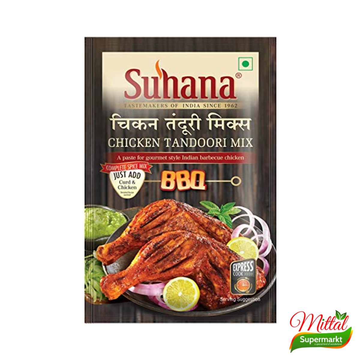 Suhana Chicken Tandoori Mix, Kruidenmix voor Tandoori Marinade (Tandoori Masala)