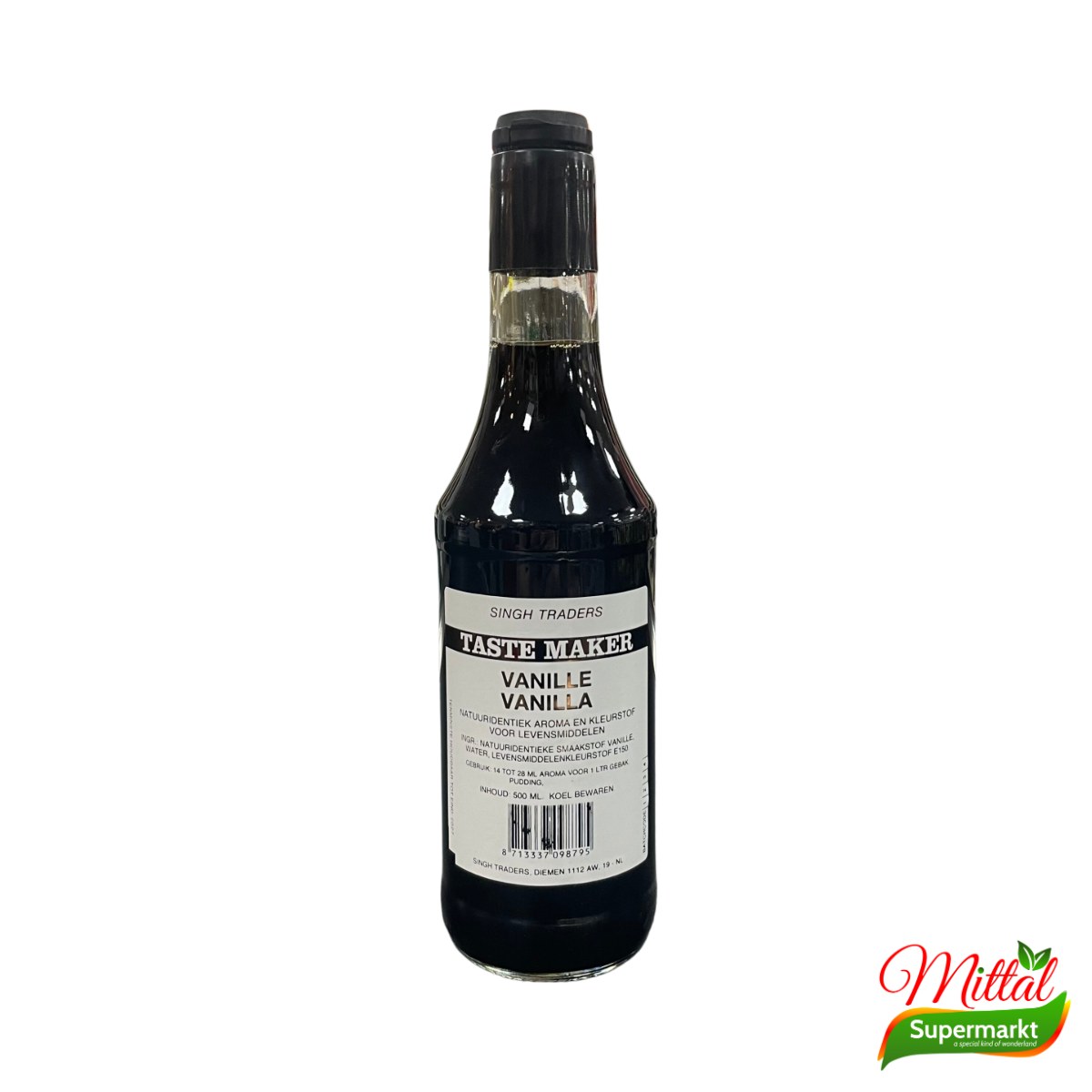 Taste Maker Vanille Essence Donker 500ml, Geconcentreerd Vanillearoma (Vanilla Essence)