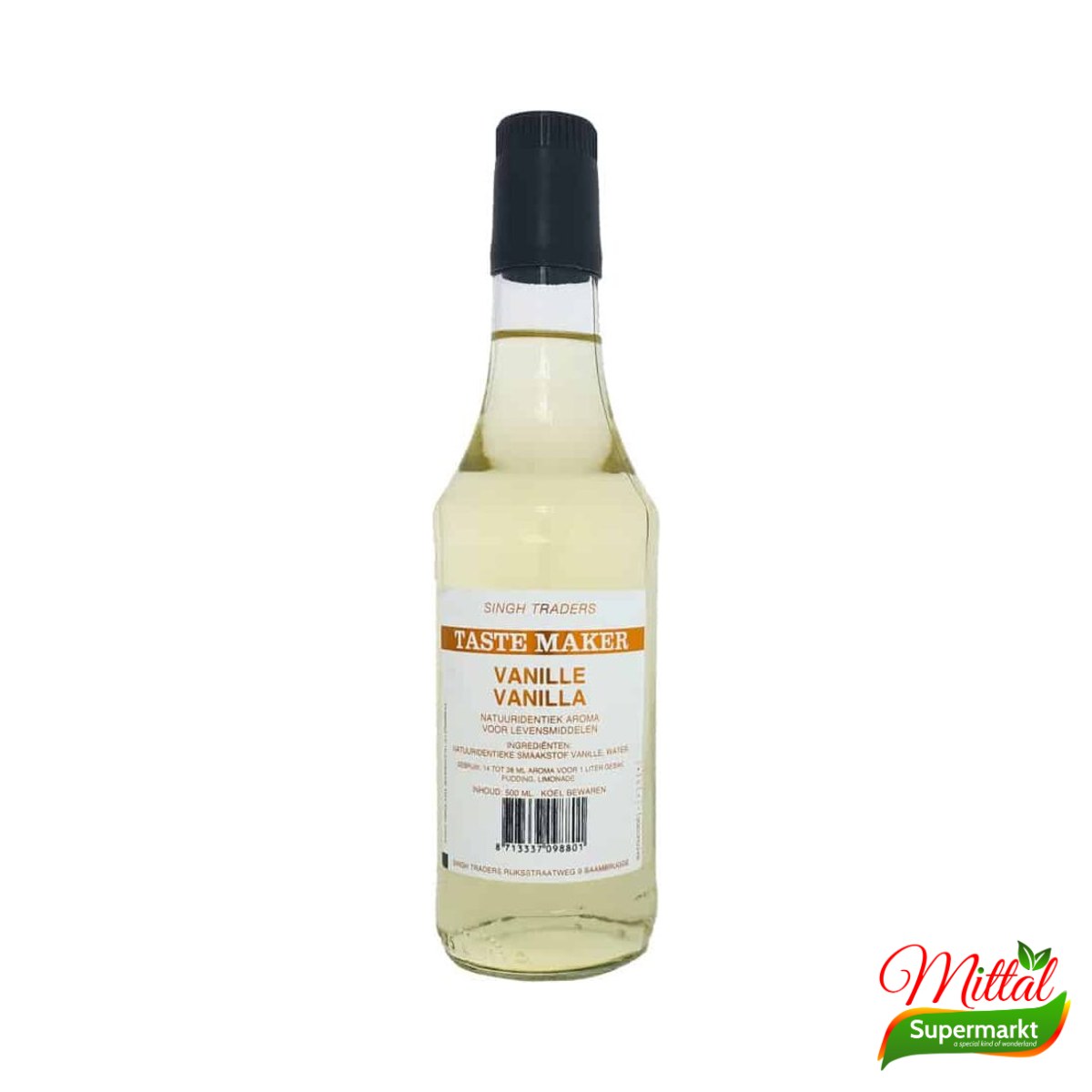 Taste Maker Vanille Essence Wit 500ml, Kleurloos Vanillearoma (White Vanilla Essence)