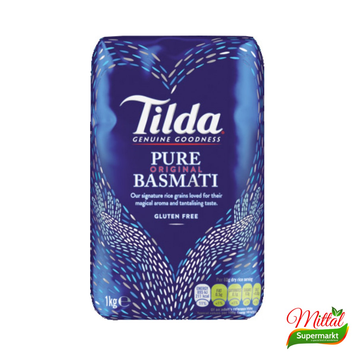 Tilda Basmati 1kg, Langkorrelige Basmatirijst (Basmati Rice)