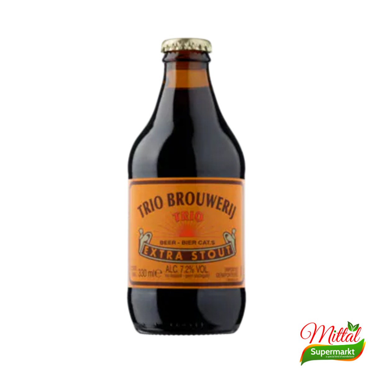 Trio Bier Extra Stout, Donker Moutbier (Extra Stout Beer)