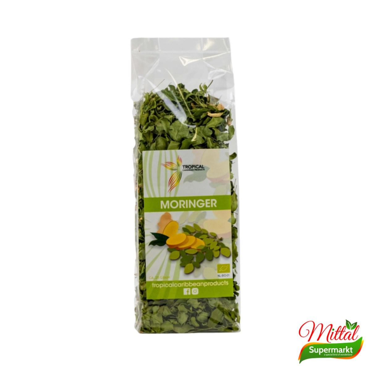Tropical Moringa Thee, Kruidenthee van Moringablad (Moringa Tea)
