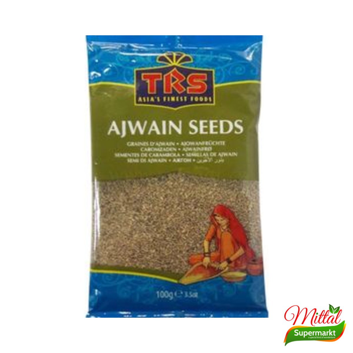 TRS Ajwain 100g, Hele Ajwainzaden (Carom Seeds) 2 trs ajwain – TRS Ajwain 100g